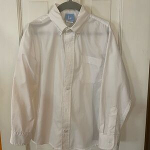 Boys Bella Bliss Long Sleeve White Button Down Size 6